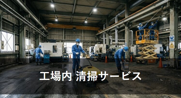 工場内 清掃サービス