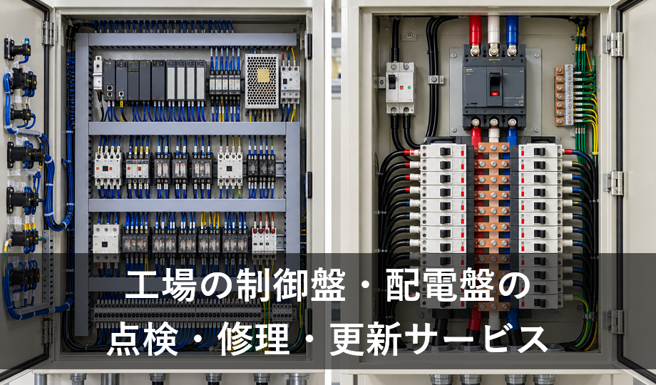 工場の制御盤・配電盤の点検・修理・更新サービス